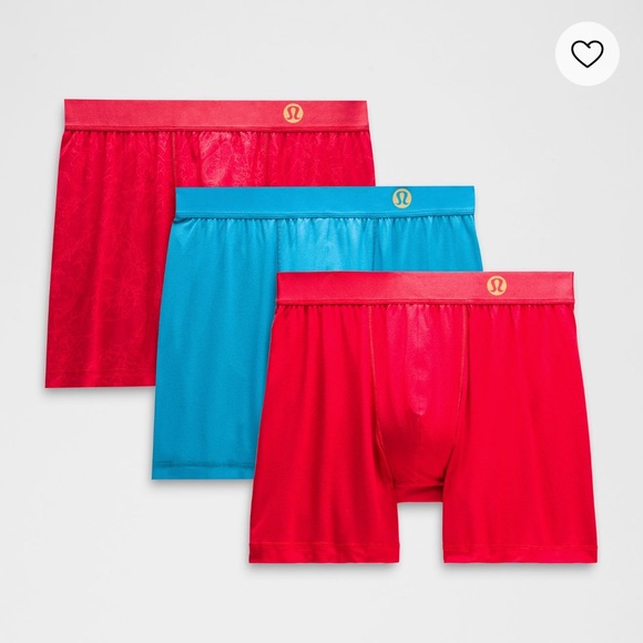 Lululemon Lunar New Year Always In Motion Boxer 5" 3 Pack size XXL NWT - Picture 1 of 6